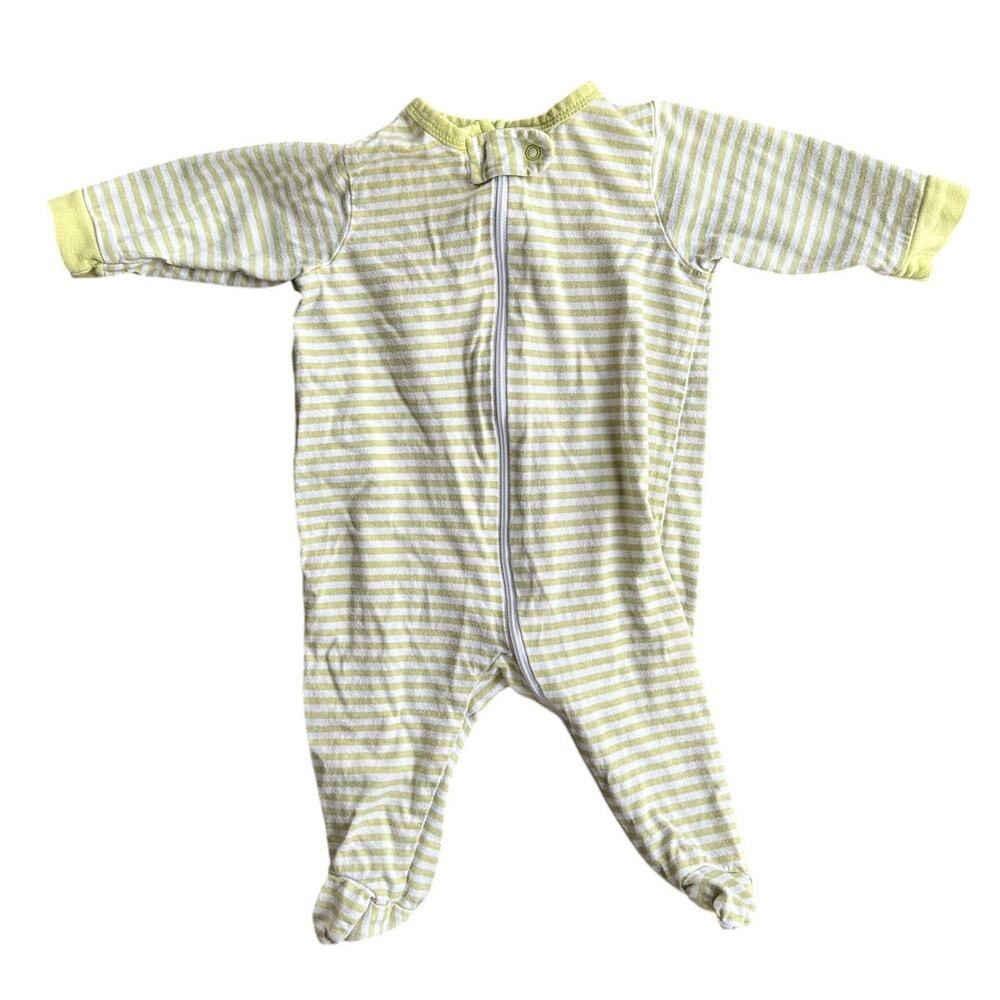 0-3M Baby Gerber Striped Footie Pajama PJ